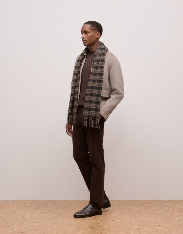 Trenery - Merino Classic Crew in Espresso