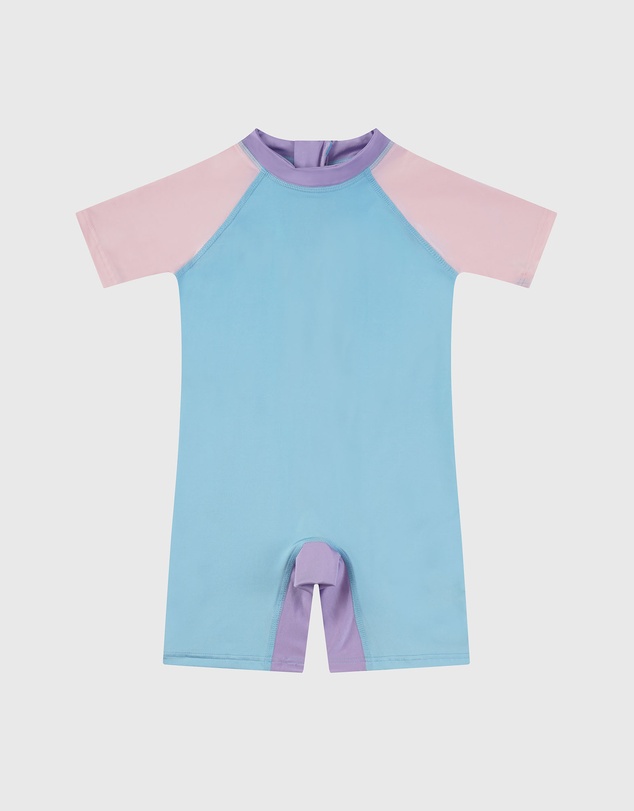 Aqua Blu Kids - Stepping Stones Short Sleeve Sunsuit