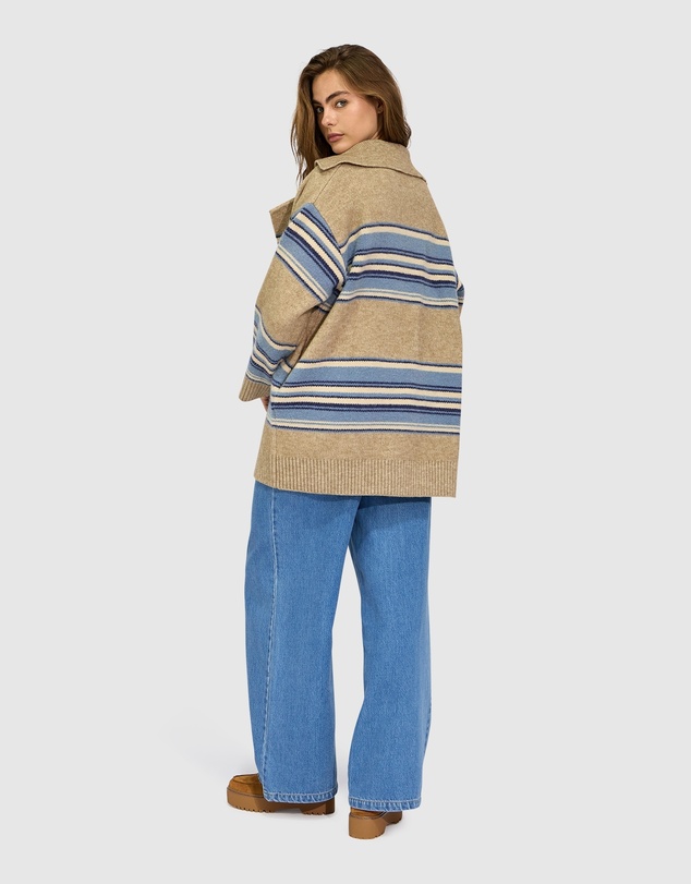Belle & Bloom - So Many Likes Oversized Knitted Cardi Coat