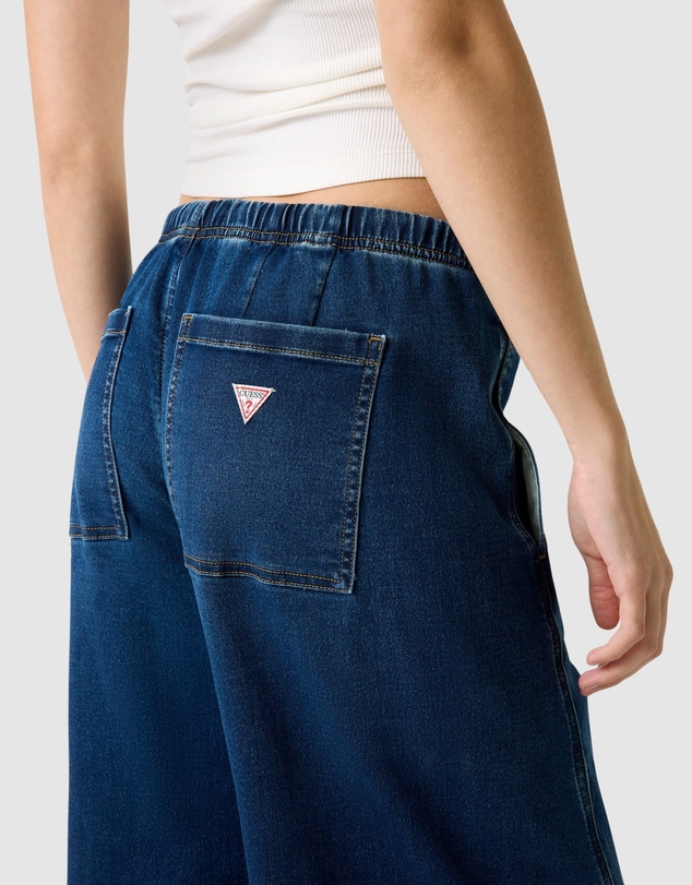 GUESS - GUESS JEANS Low-rise Jogger Twisted Extra Wide Jeans