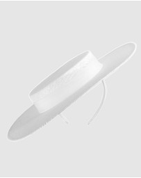 Max Alexander - White Boater Hat