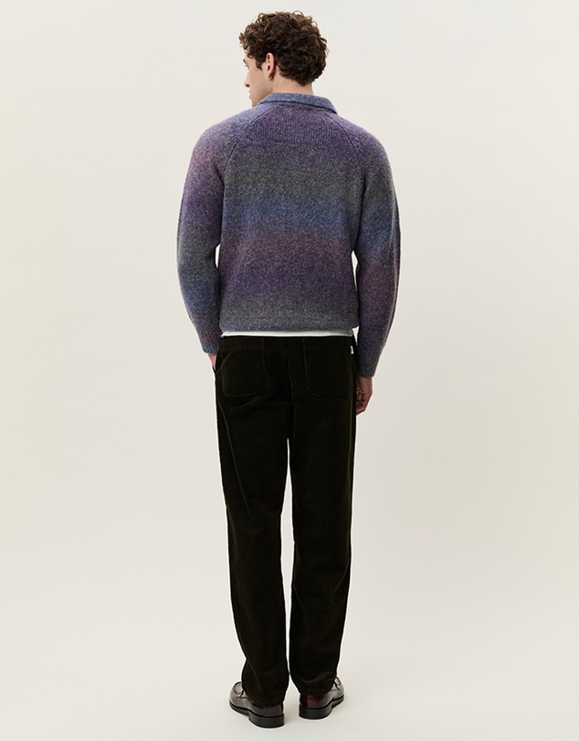 Les Deux - Gradient Knitted Polo