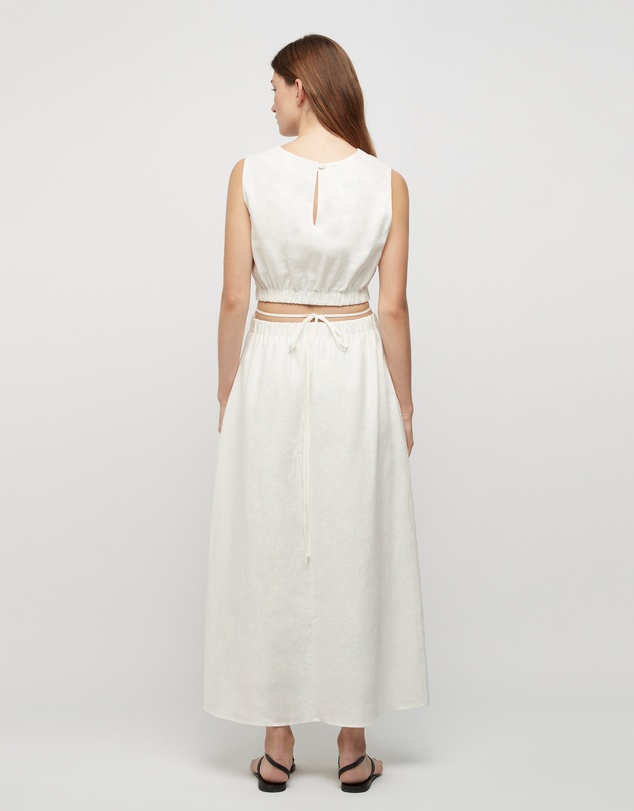 FRIEND of AUDREY - The Linen Waist Tie Dress