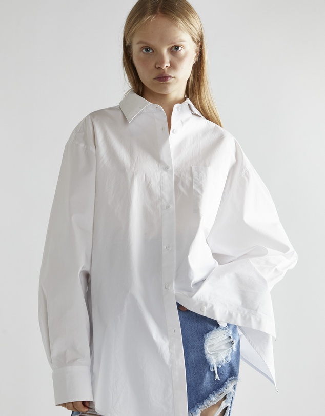 Glamorous - Split back button down shirt