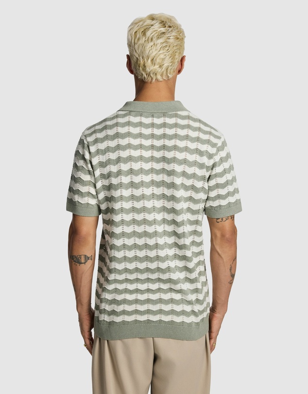 yd. - Vance Knitted Polo Shirt