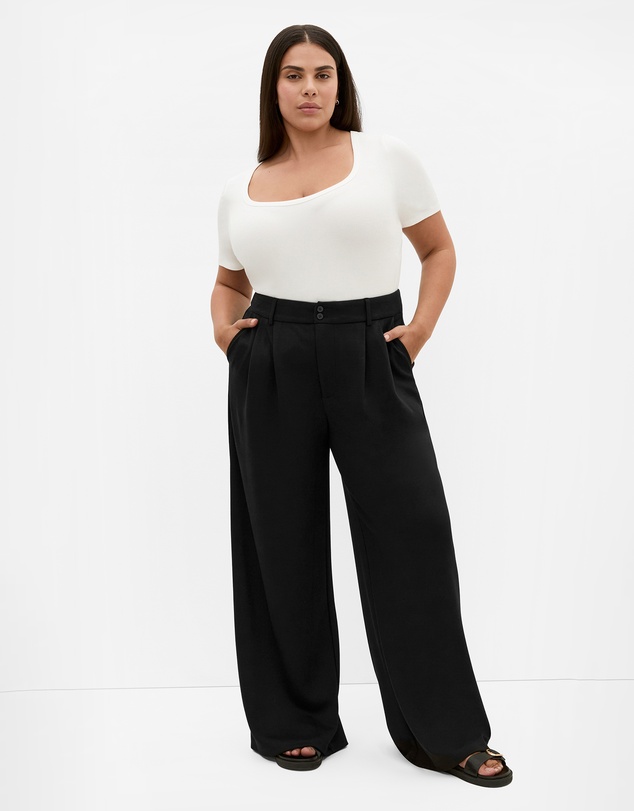 City Chic - Mae Tailored Wide Leg Pant