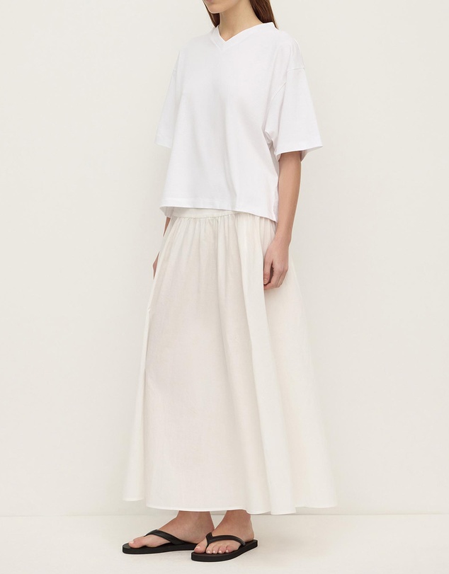 Assembly Label - Ellie V Neck Oversized Tee
