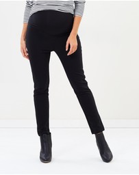 Angel Maternity - Maternity Fitted Slim Work Pants