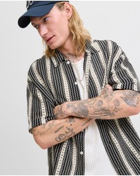 Jack & Jones - Bellagio Crochet Short Sleeve Shirt