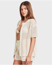 Academy Brand - Farrah Crochet Shirt