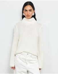 AERE - Rhei Organic Cotton Wool Cable Jumper