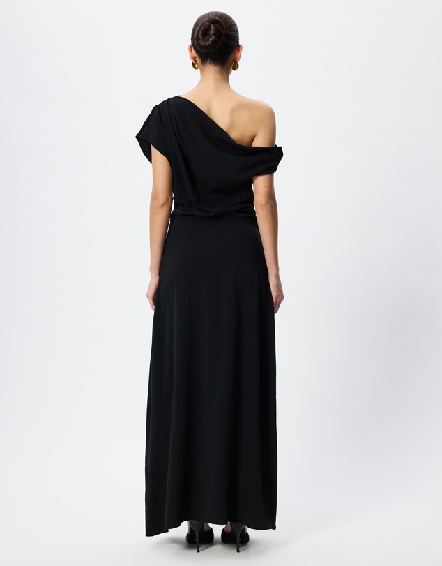 Tussah - Natalia Asymmetrical Neckline Maxi Dress