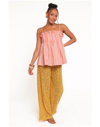 Petal & Pup - Jacinta Sequin Lace Pant - Mango