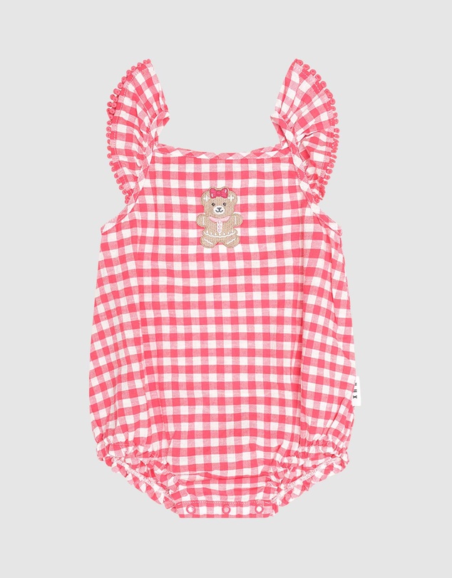 Huxbaby - Gingerbread Huxette Bubble Romper Christmas - Babies