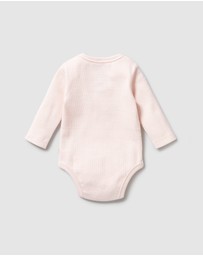 Wilson & Frenchy - Organic Stripe Rib Long Sleeve Bodysuit - Babies