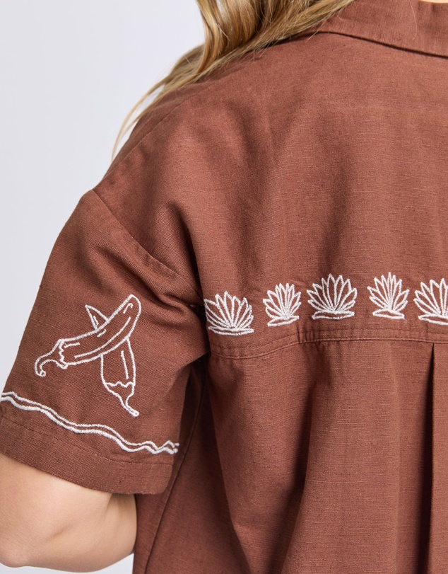 Foxwood - Paradise Shirt Chocolate