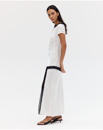 Third Form - Sevin Lace Trim Tee Dress