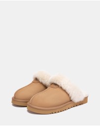 EVERAU - Australian Shepherd Ugg Marden Double Faced Sheepskin Upper House Shoes
