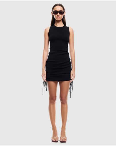 military minds mini dress black Military Minds Long Sleeve Mini Dress Black