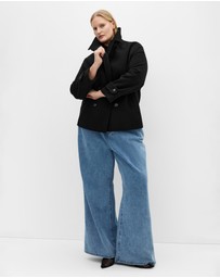 City Chic - Lola Short Melton Coat