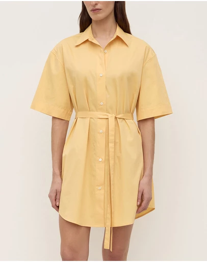 Assembly Label - Kaylee Poplin Short Sleeve Shirt Dress