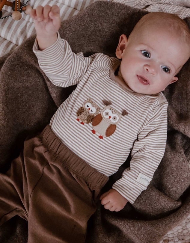 Purebaby - Applique Bodysuit -Kids-Babies