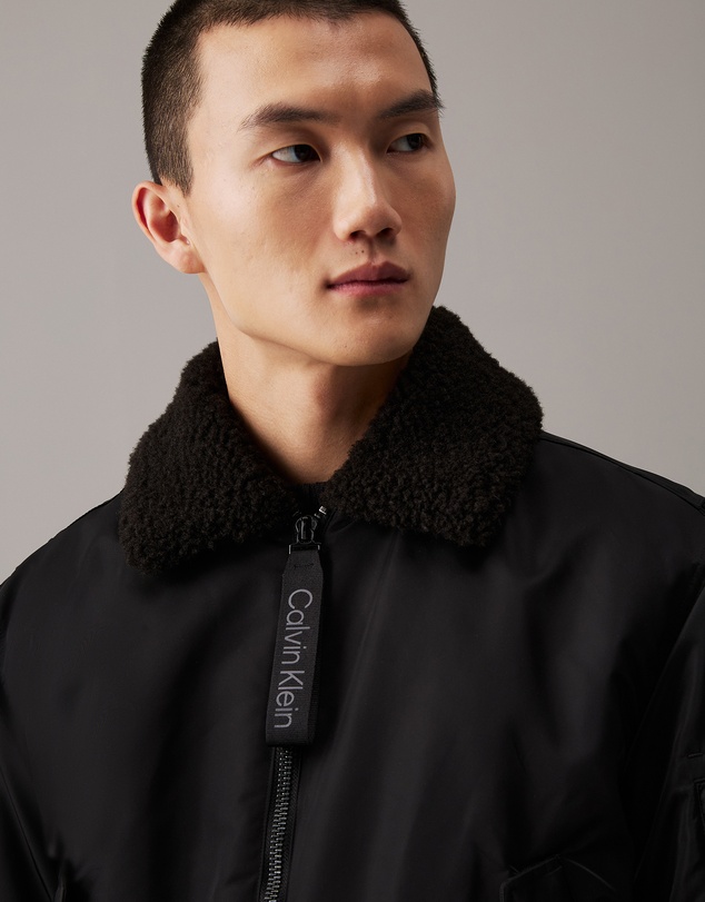 Calvin Klein Jeans - Relaxed Nylon Aviator Jacket