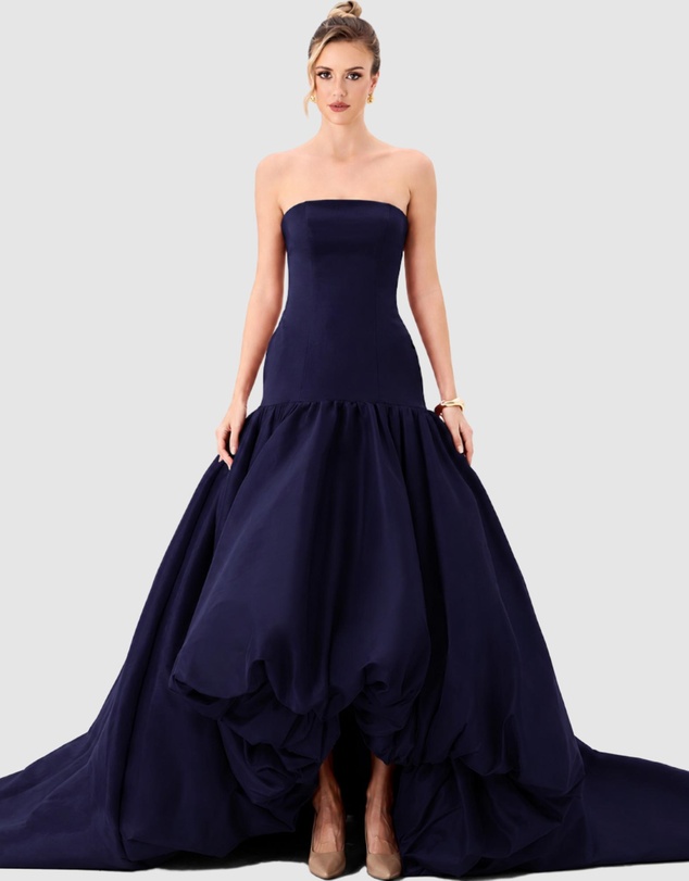 Bariano - Allegra Strapless Balloon Gown