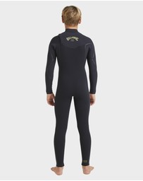 Billabong - Boys 8 to 16 4/3mm Furnace Natural Chest Zip Steamer Wetsuit