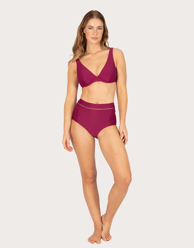 Baku Swimwear - Rococco Lace High Waist Bikini Bottom