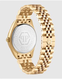 Philipp Plein - DATE SUPERLATIVE 34mm Gold-Tone Analogue