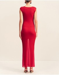 Shona Joy - Rohe Cap Sleeve Midi Dress