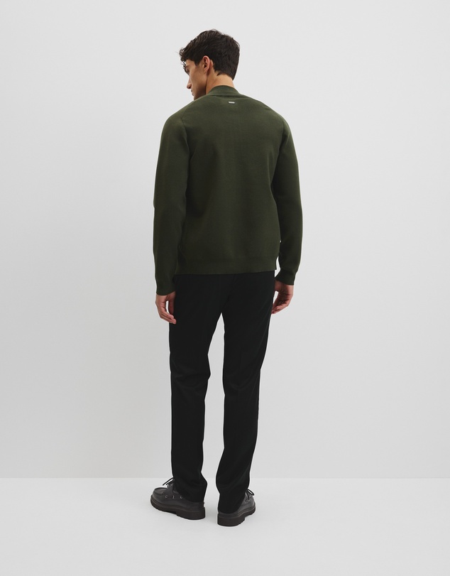 Country Road - Australian Cotton Silk Blend Zip Through Knit Jacket