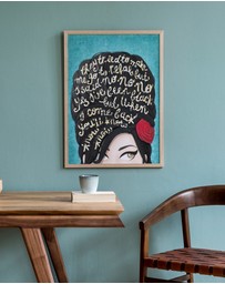 Olive et Oriel - Amy Winehouse Rehab Art Print