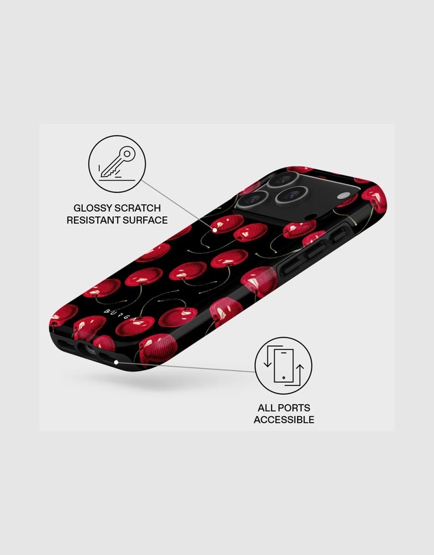 Burga - Burga iPhone 17 Pro Tough Magsafe Case Cherrybomb