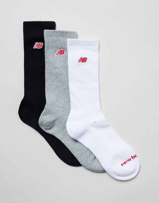 New Balance - Patch Logo Crew 3 Pack