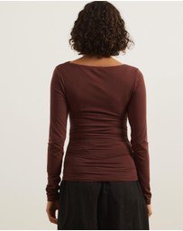 Atmos&Here - Etta Draped Jersey Top