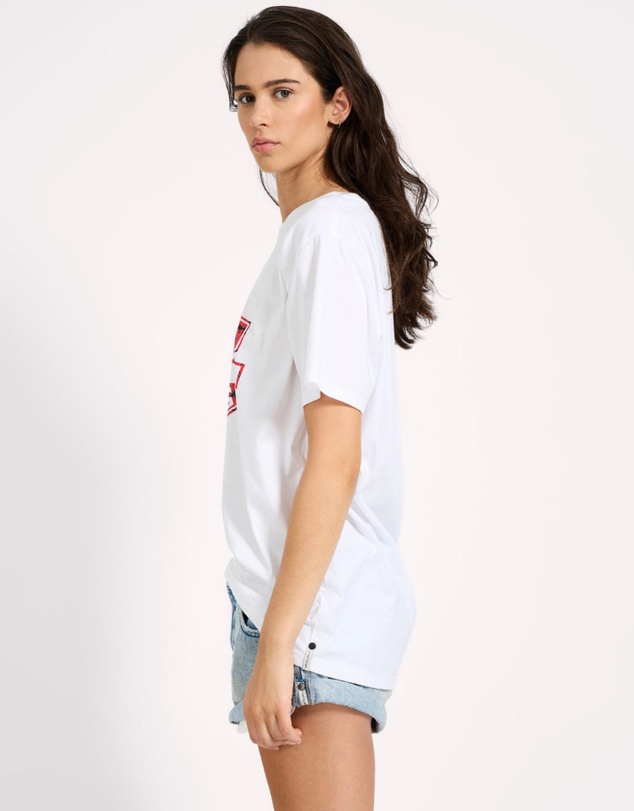 ONE TEASPOON - Good Times Boyfriend Tee - White
