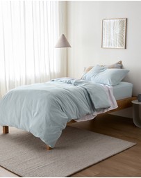 Sheet Society - Leo Washed Cotton Quilt Cover Set