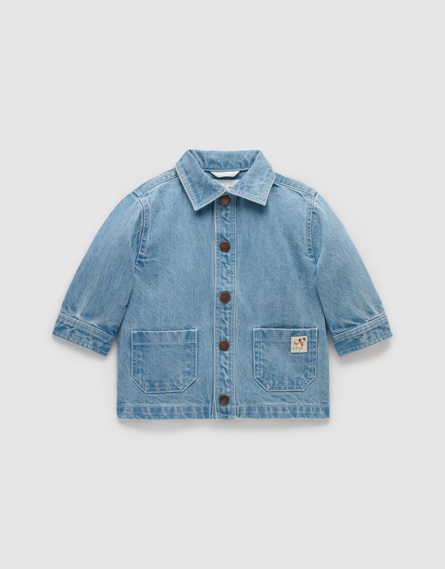 Purebaby - Denim Workers Jacket-Kids-Babies