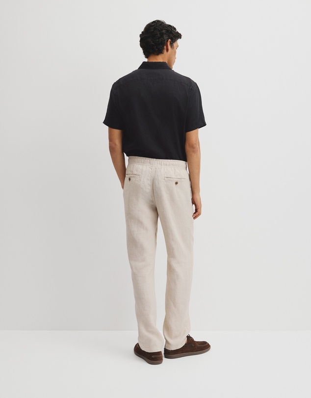 Country Road - Relaxed Fit Linen Drawcord Pant