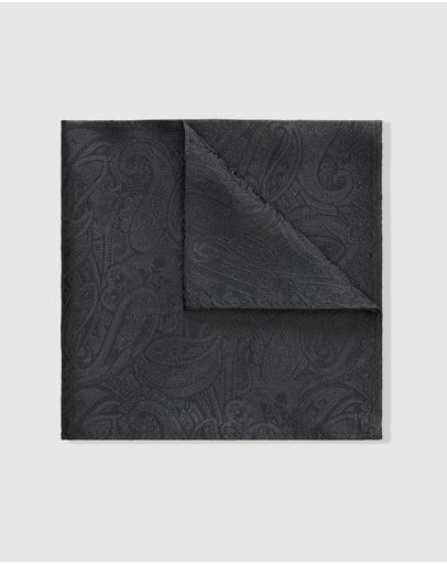 Politix - Silk Paisley Jacquard Pocket Square