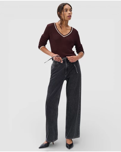 rag & bone - Feather Weight Phoebe Drawstring Wide