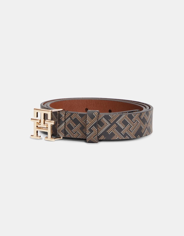 Tommy Hilfiger - TH Logo 2.5 Mono Print Belt