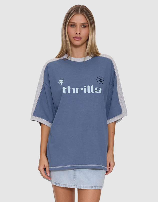 Thrills - Hot Shot Panelled Oversized Tee
