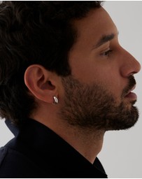 Najo - Aeon Men's Silver Earring
