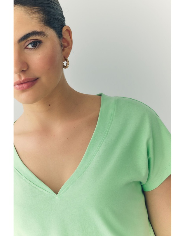 NEXT - V-Neck Cap Sleeve T-Shirt
