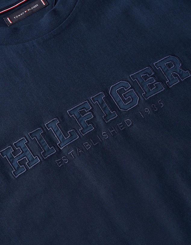 Tommy Hilfiger - Logo Embroidery Relaxed Crew Neck T-Shirt
