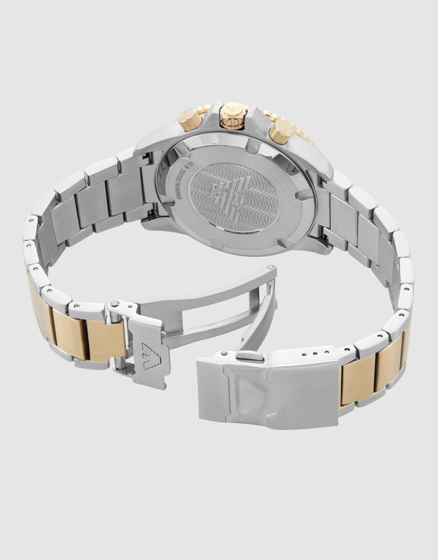 Emporio Armani - Two Tone Chronograph Watch