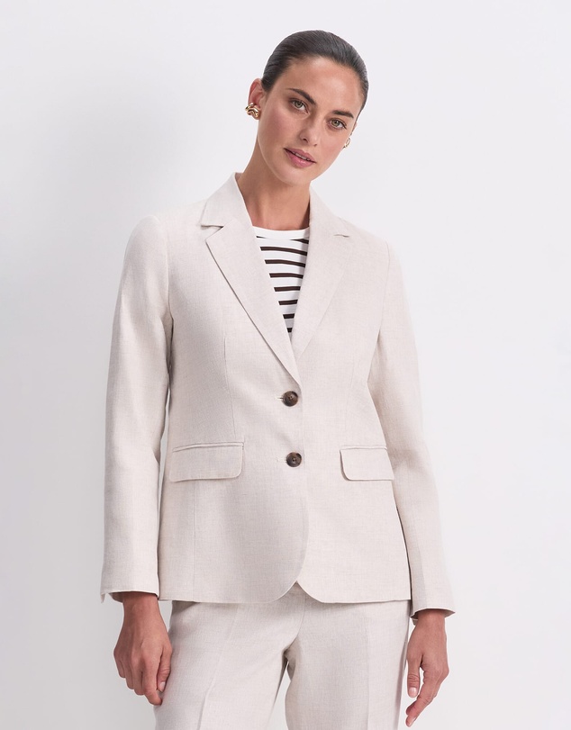Sportscraft - Freya Short Linen Blazer